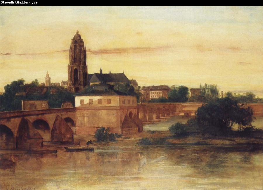 Gustave Courbet View of Frankfurt an Main